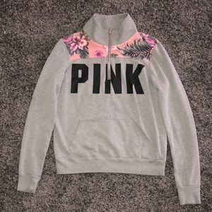 PINK half zip jacket